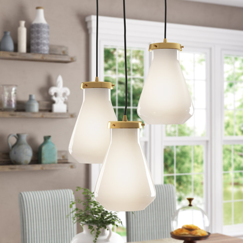 Antique Copper Light Trio Lighting Cord 5 Light Cluster Lampehuset | Trio Lighting